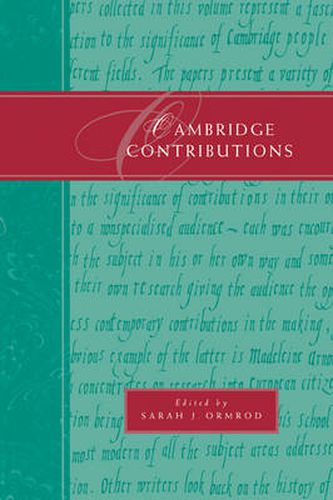 Cover image for Cambridge Contributions
