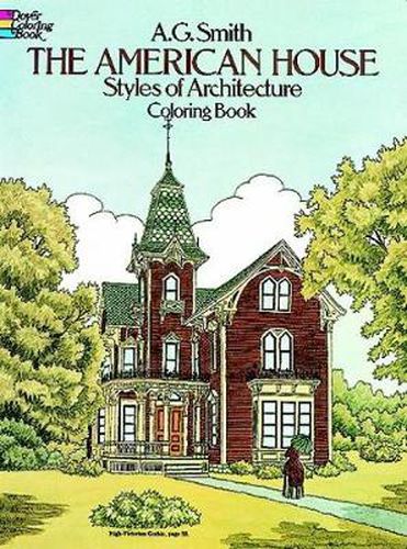 Cover image for The American House Styles of Architecture Colouring Book