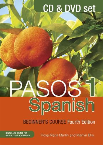 Pasos 1 Spanish Beginner's Course (Fourth Edition): CD and DVD set