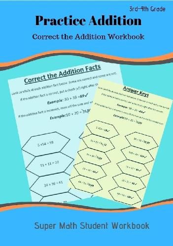 Cover image for Practice Addition: Correct the Addition Workbook