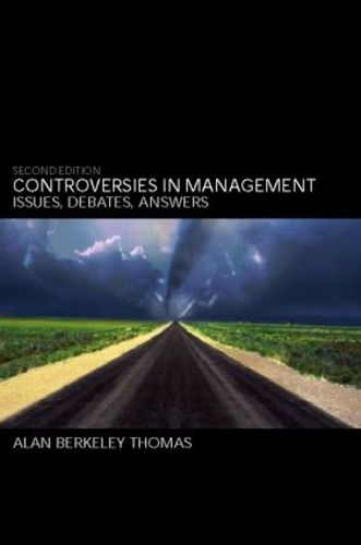 Cover image for Controversies in Management: Issues, Debates, Answers