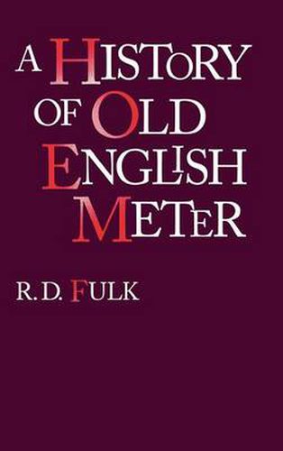 Cover image for A History of Old English Meter