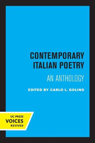 Cover image for Contemporary Italian Poetry: An Anthology