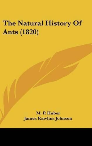 Cover image for The Natural History of Ants (1820)