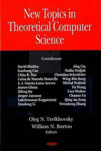 Cover image for New Topics in Theoretical Computer Science