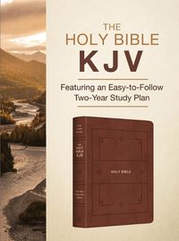 Cover image for The Holy Bible Kjv: Featuring an Easy-To-Follow Two-Year Study Plan [Cinnamon & Gold]