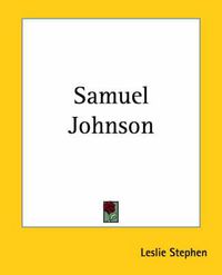 Cover image for Samuel Johnson