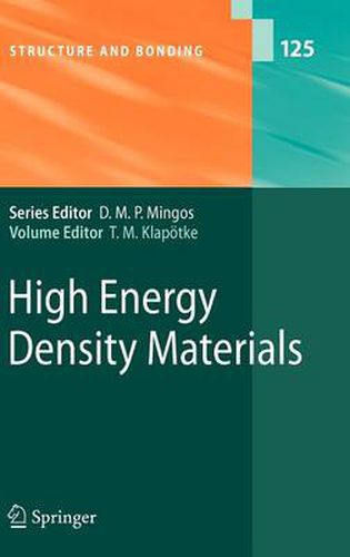 Cover image for High Energy Density Materials