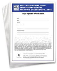 Cover image for Early Start Denver Model Curriculum Checklist for Young Children with Autism