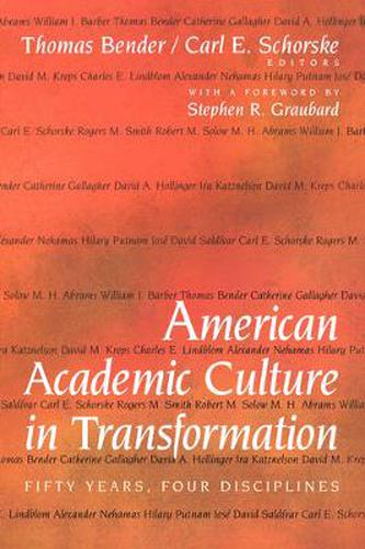 Cover image for American Academic Culture in Transformation: Fifty Years, Four Disciplines