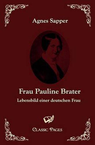 Cover image for Frau Pauline Brater