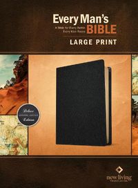 Cover image for NLT Every Man's Bible, Large Print, Black, Indexed