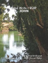 Cover image for Read, Write & REAP JOHN: LARGE PRINT 18-20 point, King James Today(TM)