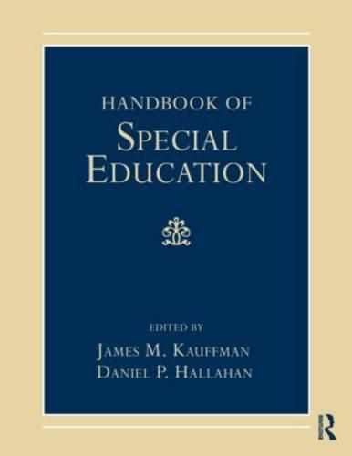 Handbook of Special Education