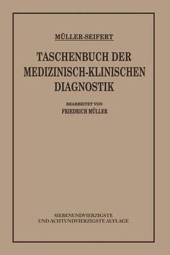 Taschenbuch Der Medizinisch Klinischen Diagnostik