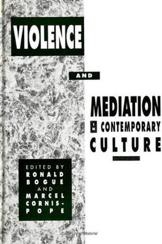 Cover image for Violence and Mediation in Contemporary Culture