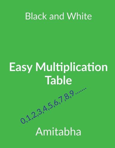 Cover image for Easy Multiplication Table(B&W)