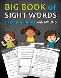 Cover image for Big Book of Sight Words Practice Pages with Nouns