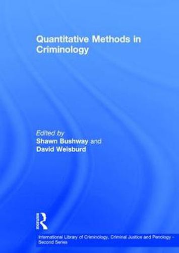 Cover image for Quantitative Methods in Criminology