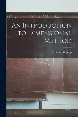 Cover image for An Introduction to Dimensional Method