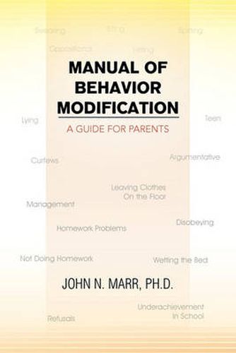 Cover image for Manual of Behavior Modification