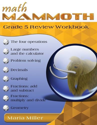 Cover image for Math Mammoth Grade 5 Review Workbook