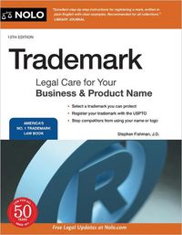 Cover image for Trademark: Legal Care for Your Business & Product Name