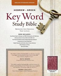 Cover image for Hebrew-Greek Key Word Study Bible-ESV: Key Insights Into God's Word