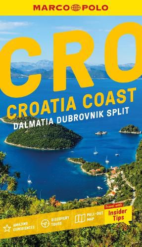 Cover image for Croatia Coast Marco Polo Pocket Travel Guide - with pull out map