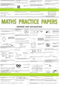 Cover image for Maths Practice Papers for Senior School Entry - Answers and Explanations