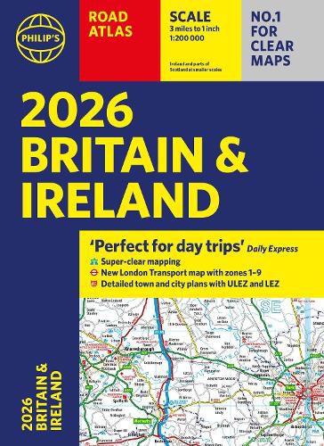 Cover image for 2026 Philip's Road Atlas Britain & Ireland