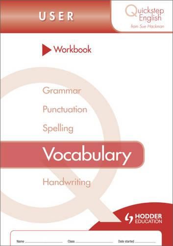 Cover image for Quickstep English Workbook Vocabulary User Stage