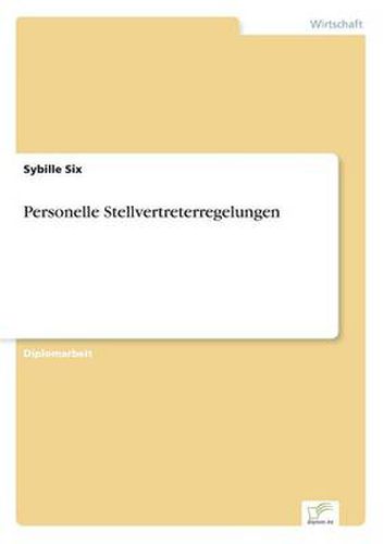 Cover image for Personelle Stellvertreterregelungen