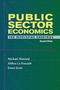 Cover image for Public Sector Economics for Developing Countries