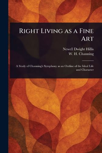Cover image for Right Living as a Fine Art
