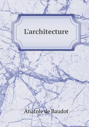 Cover image for L'architecture