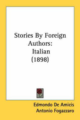 Cover image for Stories by Foreign Authors: Italian (1898)