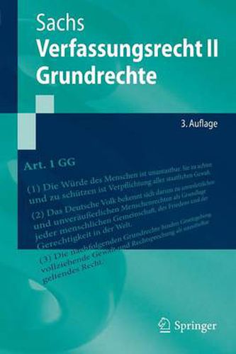 Cover image for Verfassungsrecht II - Grundrechte