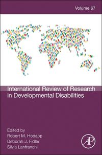 Cover image for International Review Research in Developmental Disabilities: Volume 67