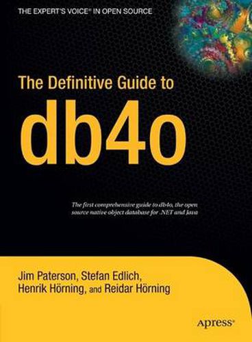 Cover image for The Definitive Guide to db4o