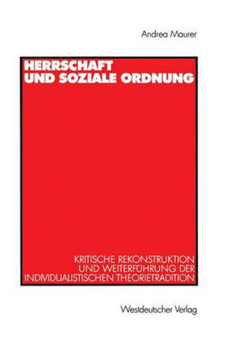 Herrschaft und Soziale Ordnung