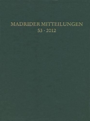 Cover image for Madrider Mitteilungen 53 (2012)