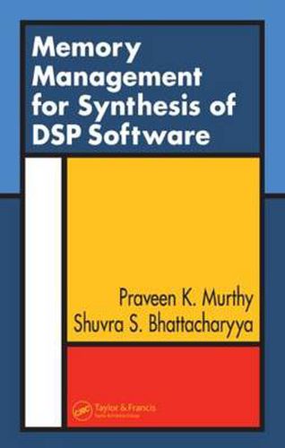 Cover image for Memory Management for Synthesis of DSP Software