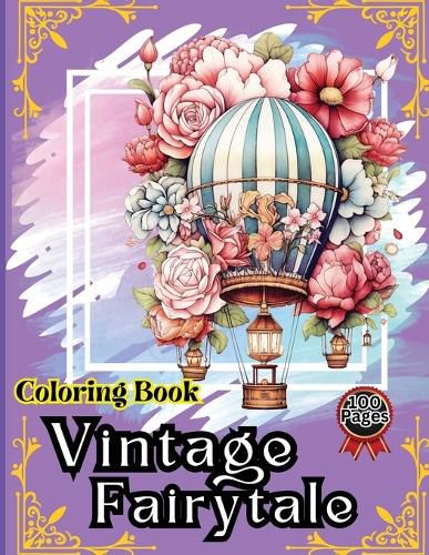 Cover image for Vintage Fairytale Coloring Book