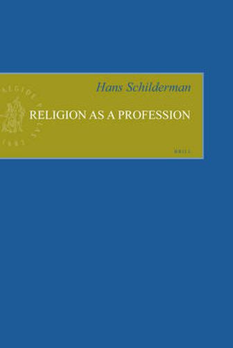 Cover image for Religion as a Profession