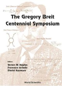 Cover image for Gregory Breit Centennial Symposium, The