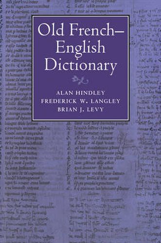 Cover image for Old French-English Dictionary