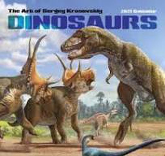 Cover image for Dinosaurs: The Art of Sergey Krasovskiy 2025 Wall Calendar