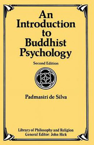 Cover image for An Introduction to Buddhist Psychology