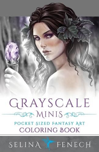 Cover image for Grayscale Minis - Pocket Sized Fantasy Art Coloring Book